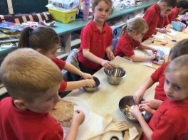 Making Bird Feeders in Primary 3