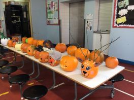 Pumpkin Decorating Fun in Primary 3